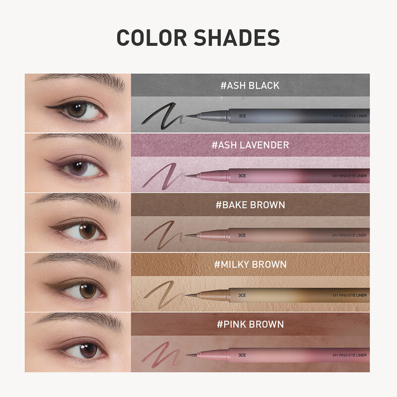 3CE Myring Eyeliner 0.5ml #Pink Brown Eyeliner