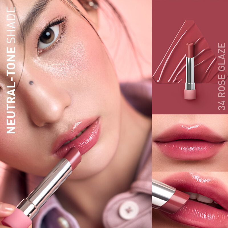3CE Glazy Lip Glow 3.2g #34 Rose Glaze