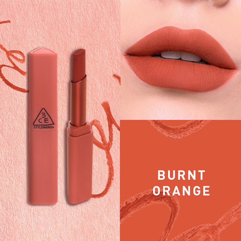 3CE Sketchstick 2g #07 Burnt Orange Velvet Matte Lipstick