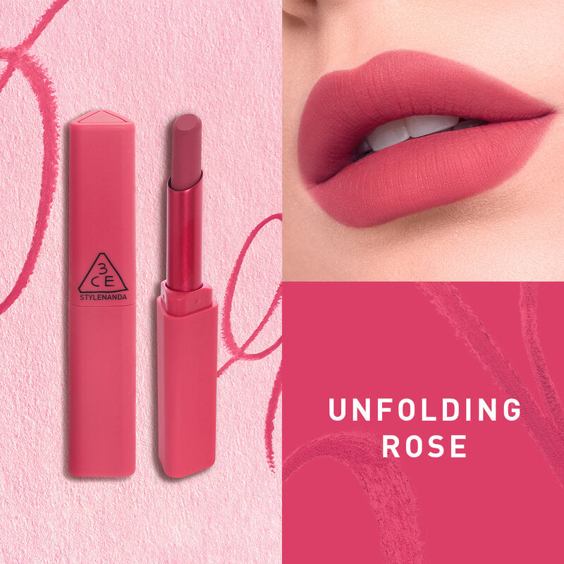 3CE Sketchstick 2g #02 Unfolding Rose Velvet Matte Lipstick