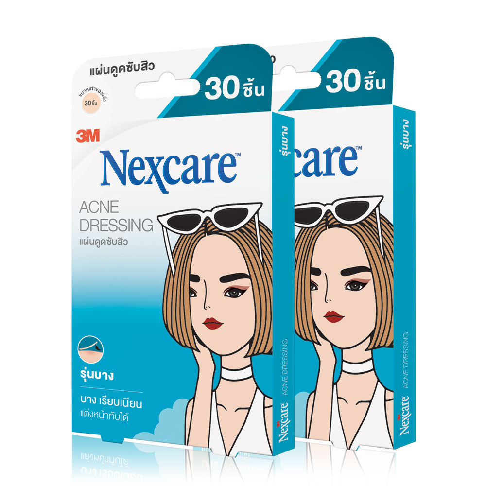3M Nexcare Acne Dressing Thin Version 0.8cm [30Dots x 2pcs]