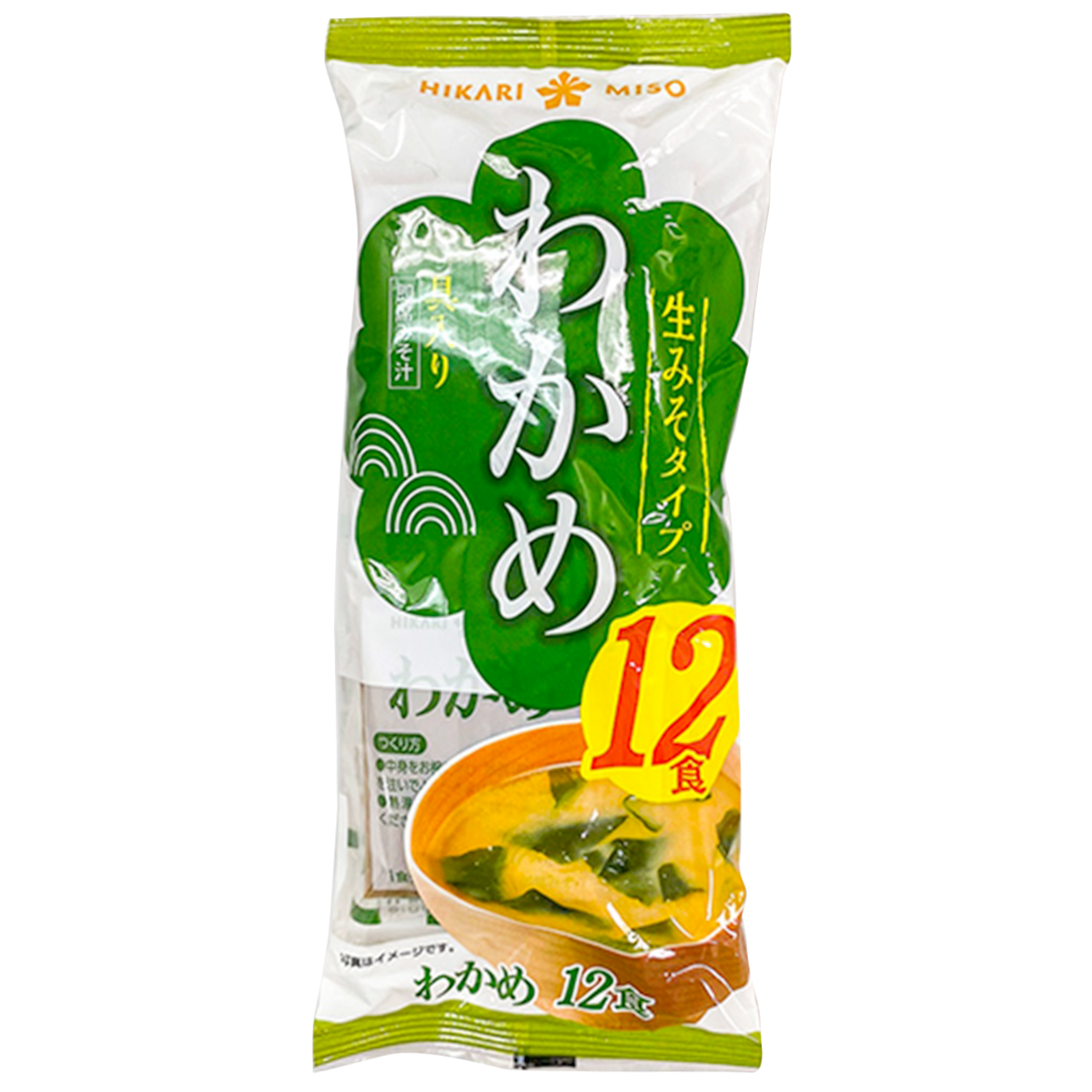 Hikari Sokuseki Nama Misoshiru Wakame