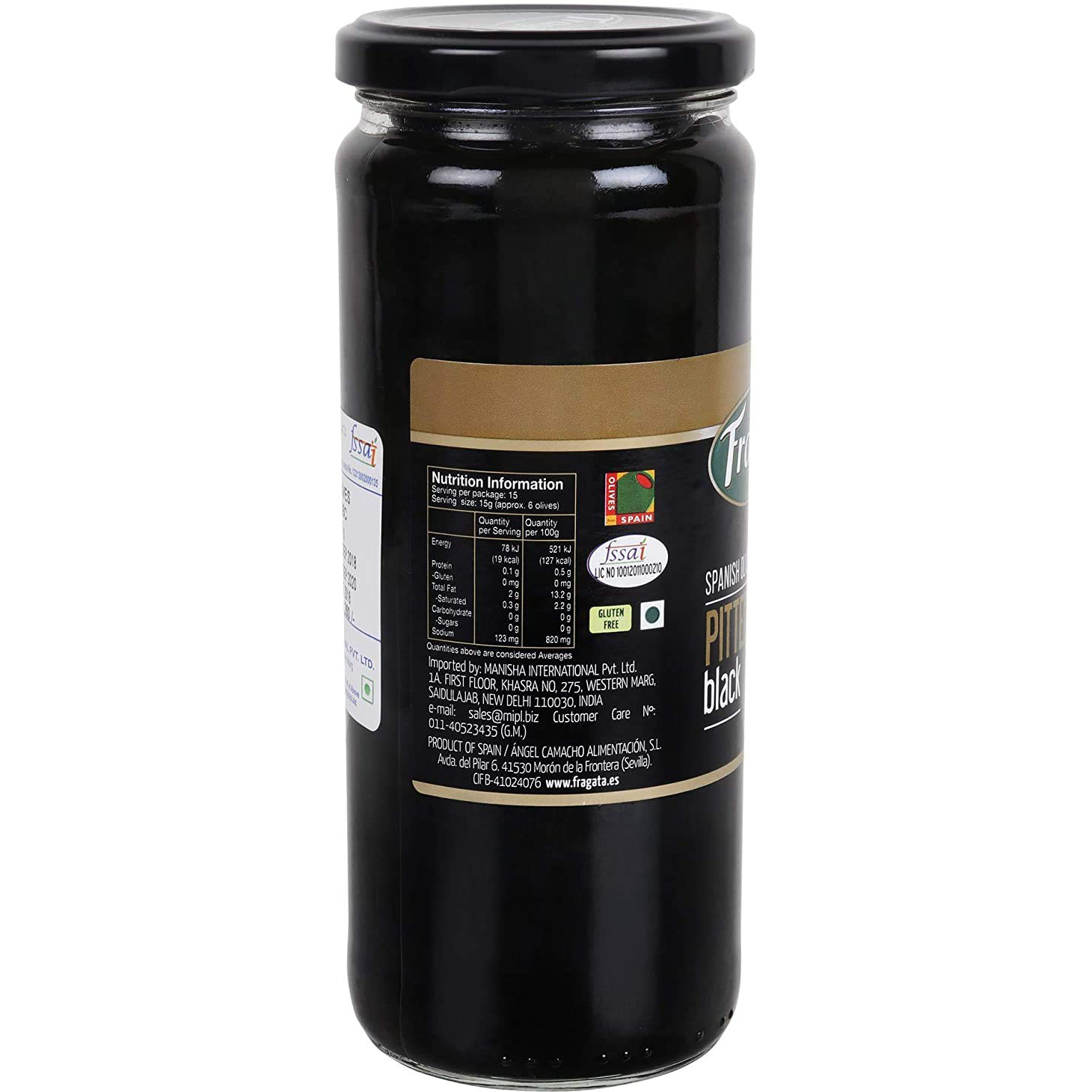 Fragata Pitted Spanish Black Olives