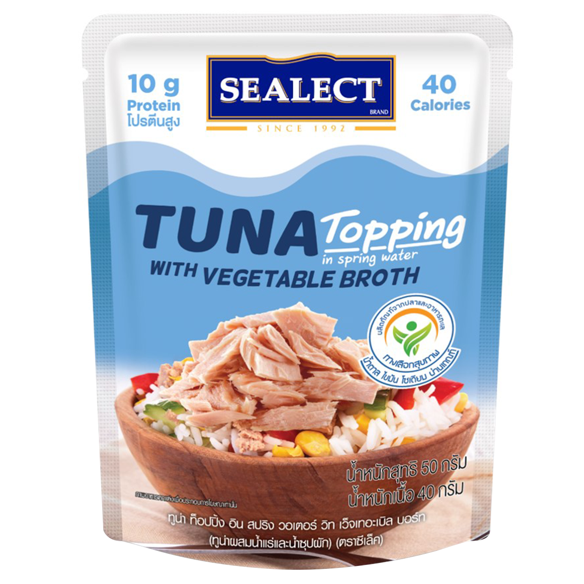 Sealect Tuna Topping With Vegetable Broth