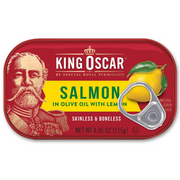King Oscar Salmon In Olive Oil Lemon