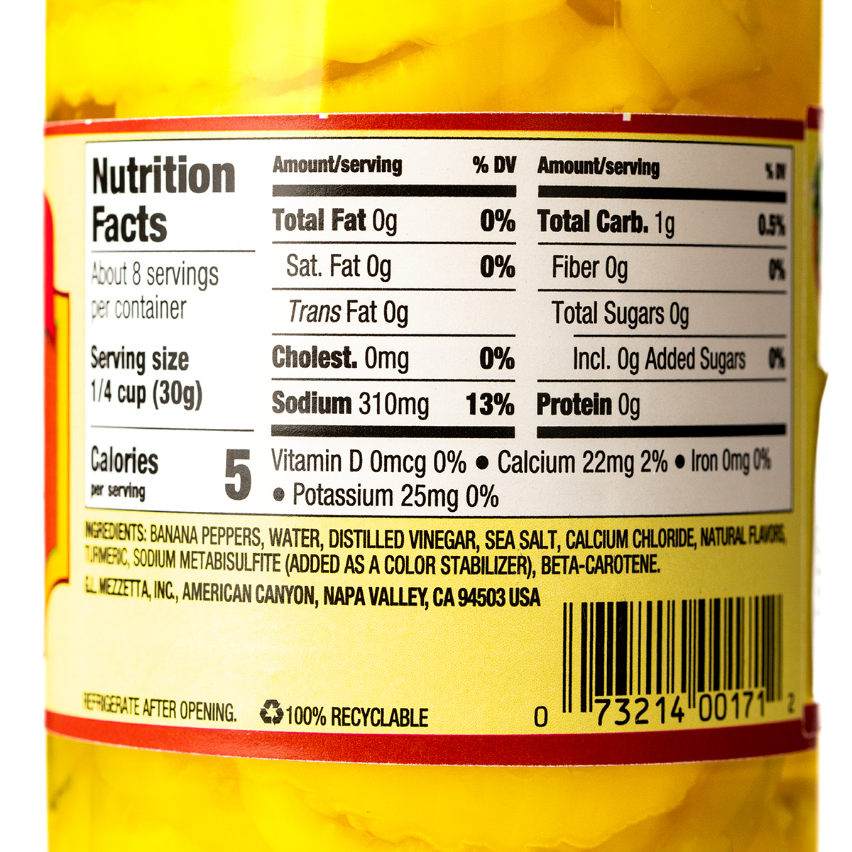 Mezzetta Hot Pepper Rings