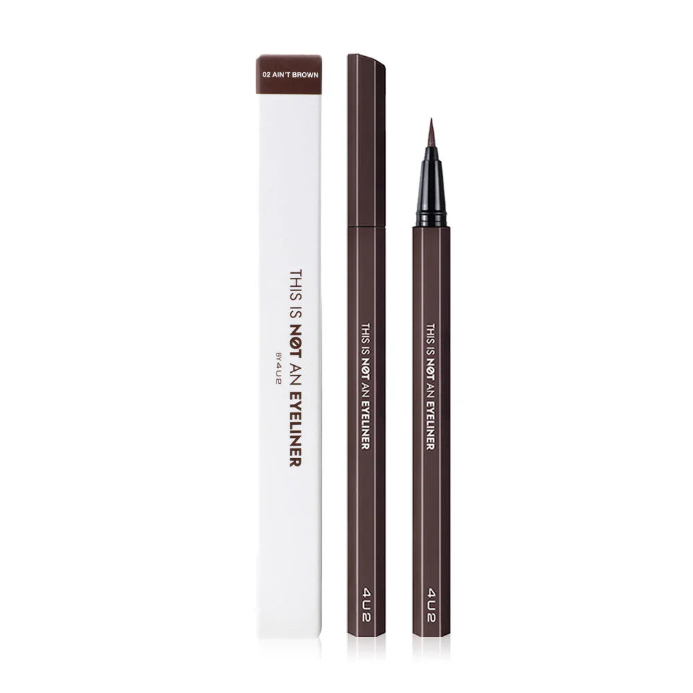 4U2 Eyeliner Pen - Waterproof Dark Brown #02 - Beauty Buddy