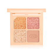 4U2 Eyeshadow Palette - #05 Golden Star, 4 Shades, Long-Lasting - Beauty Buddy