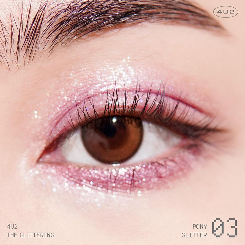 4U2 Glitter Liquid - #03 Pony with Pearl and Glitter - Beauty Buddy