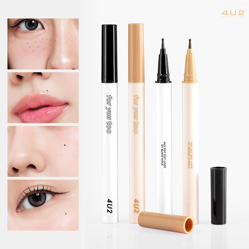4U2 Dot Dot Liner 0.5g #02 Brown Blemish