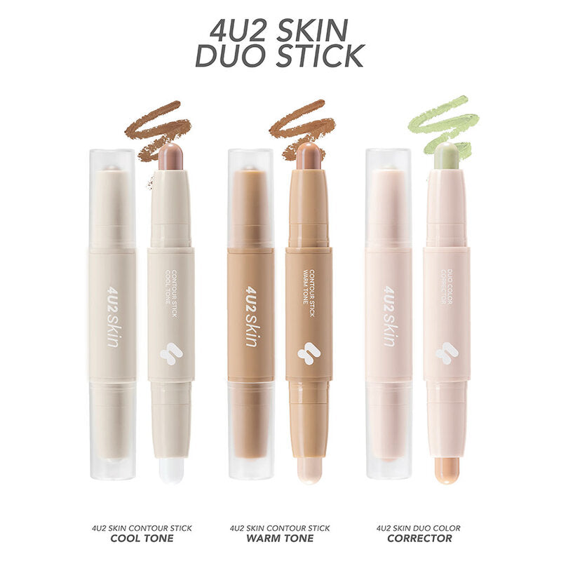 4U2 Color Corrector Stick - Green and Peach Formula - Beauty Buddy