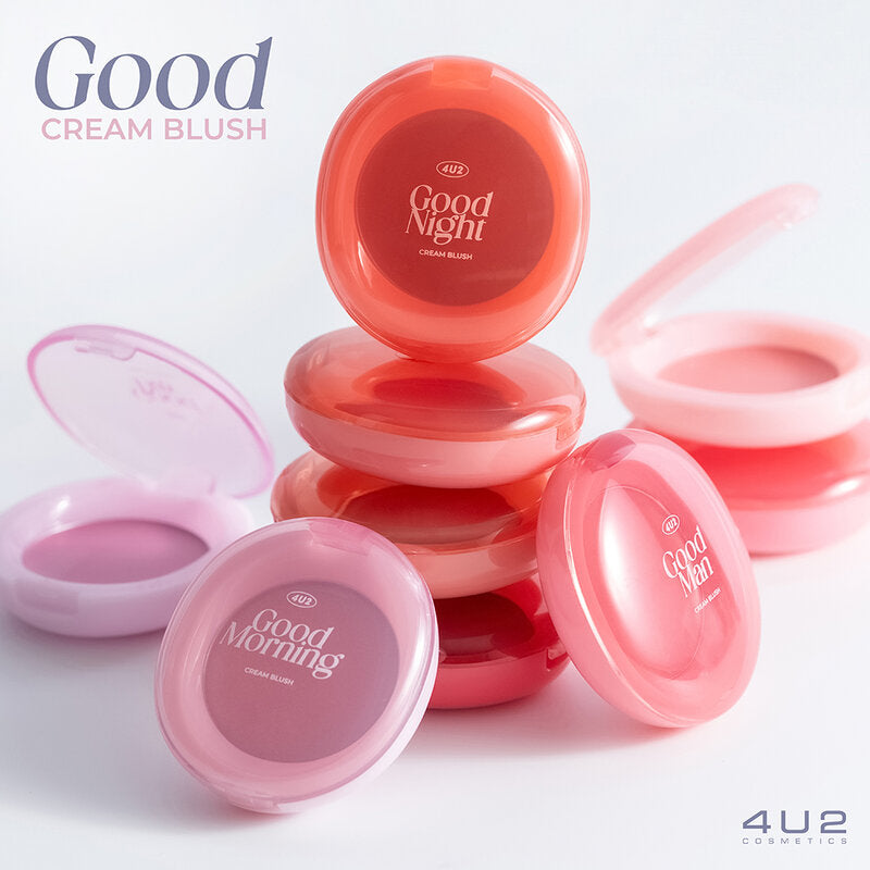 4U2 Cream Blush - Good Mood with 9 Berry Extracts - Beauty Buddy