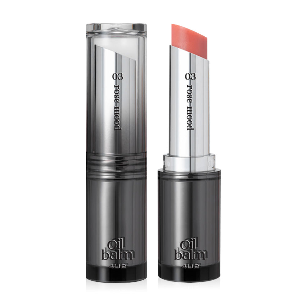 4U2 Lip Balm - Mellow Oil Balm #03 Rose Mood - Beauty Buddy