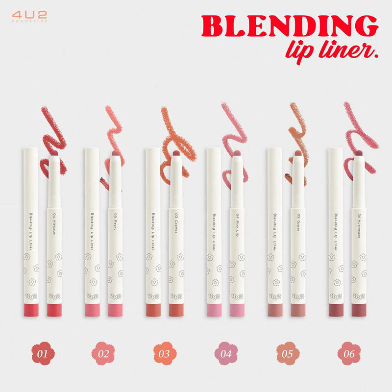 4U2 Lip Liner - Blending Formula #04 Pink Lily - Beauty Buddy