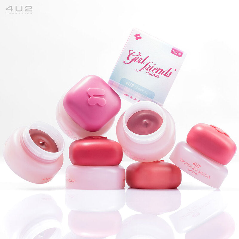 4U2 Mousse Lip Cup - Soft & Fluffy Formula #01 - Beauty Buddy