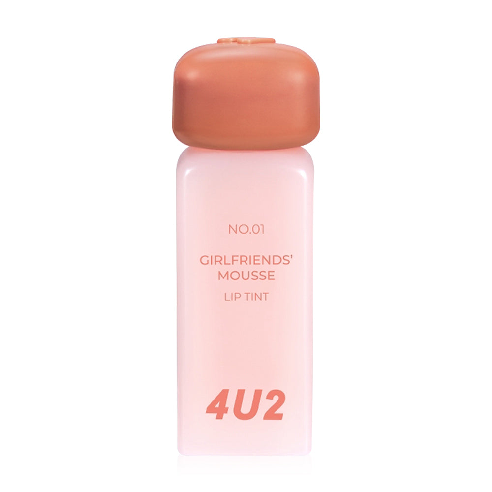 4U2 Mousse Lip Tint - #01 Liquid Lipstick with Matte Texture - Beauty Buddy