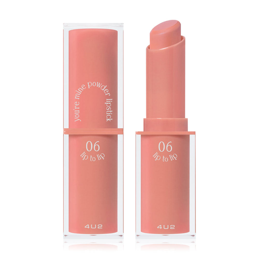 4U2 Powder Lipstick - You're Mine #06 Powdery Matte Formula - Beauty Buddy