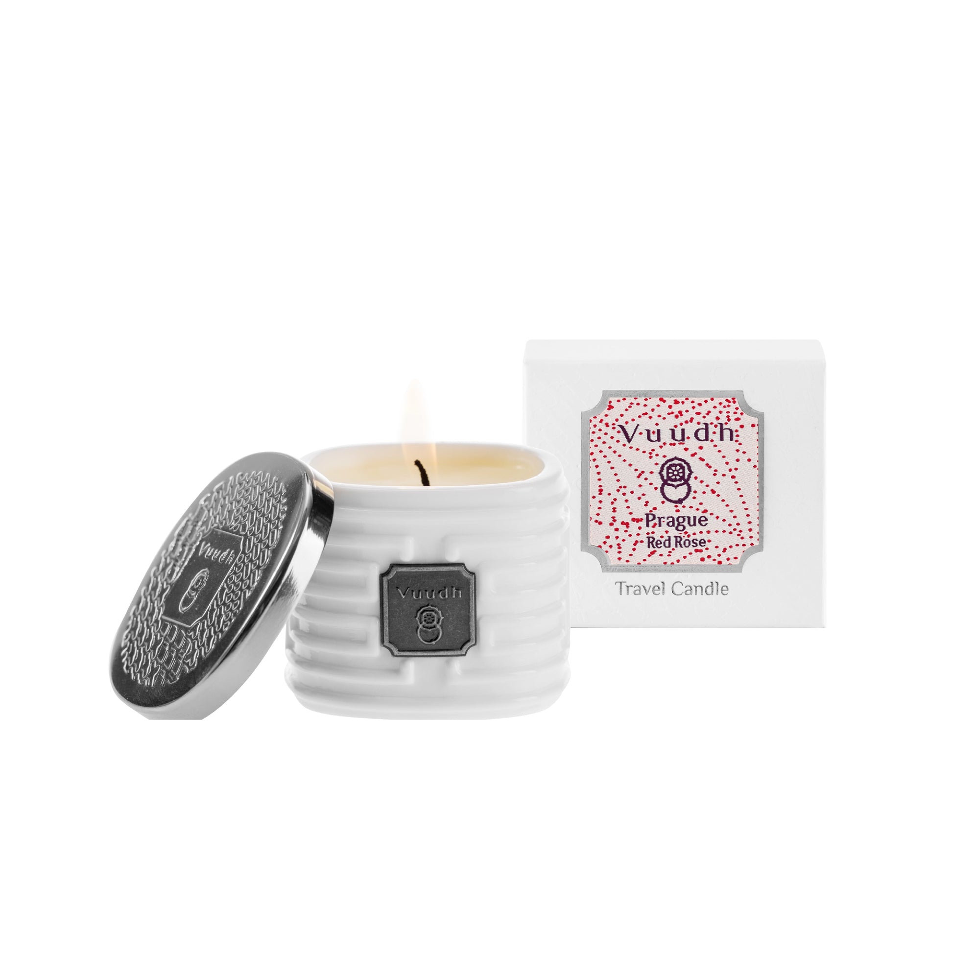 Harnn Vuudh Travel Candle - Prague (Red Rose) 35 g.