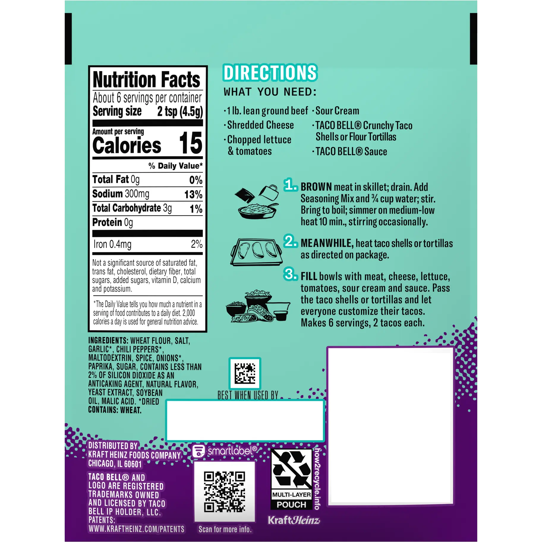 Taco Bell Taco Seasoning Mix