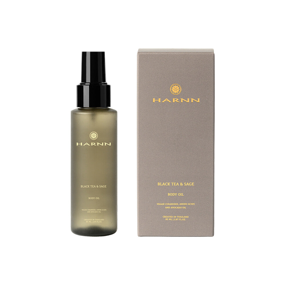 Harnn Body Oil - Black Tea & Sage 85 ml.