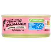 Sainsbury's Pink Salmon Skinless And Boneless