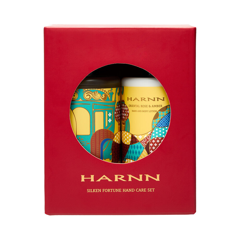 Harnn Silken Fortune Hand Care Set - Oriental Rose & Amber