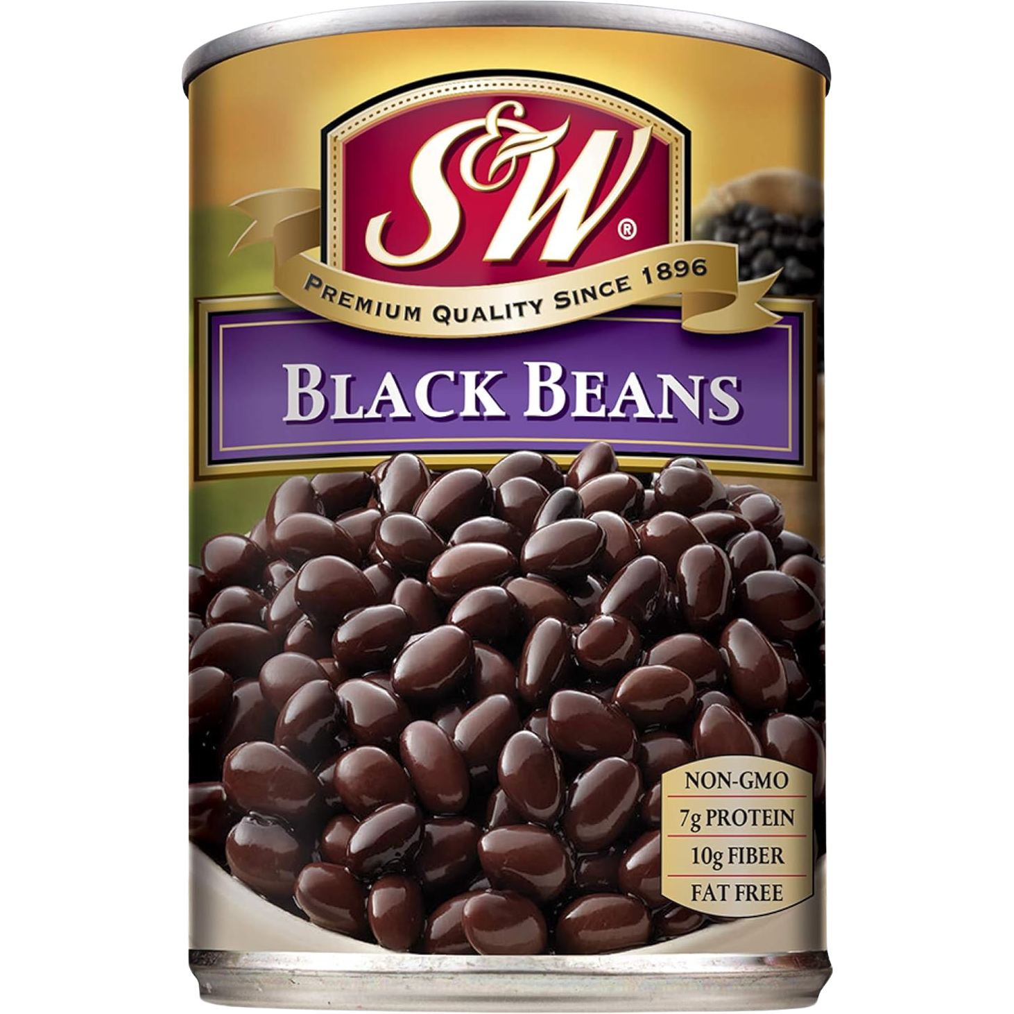 S&W Black Beans In Brine