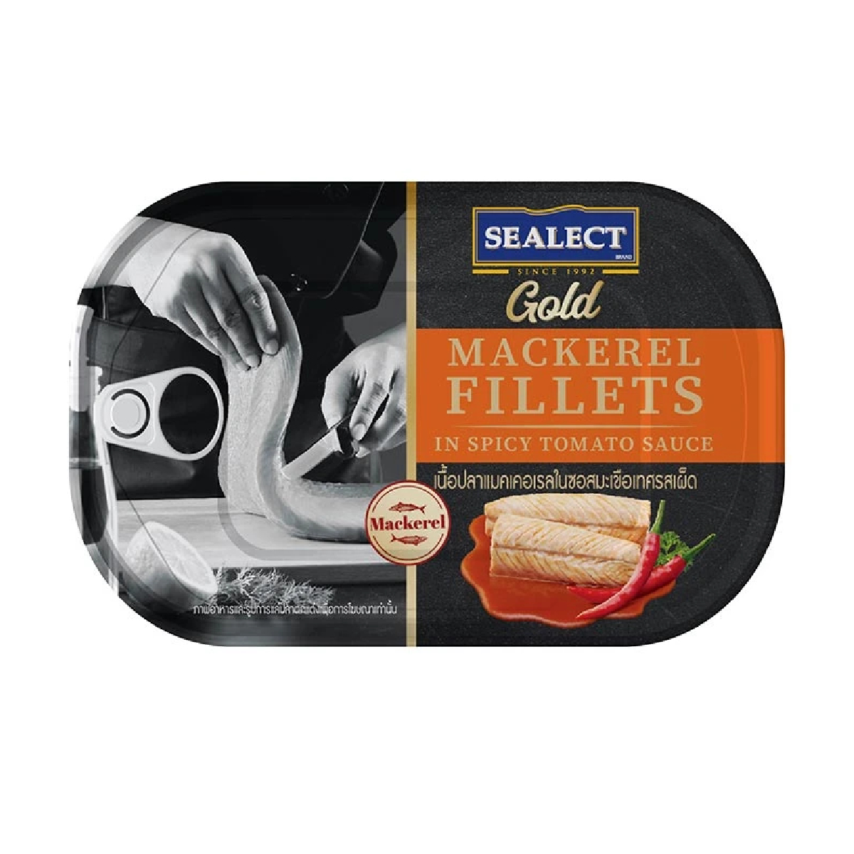 Sealect Gold Mackerel Fillet In Spicy Tomato Sauce