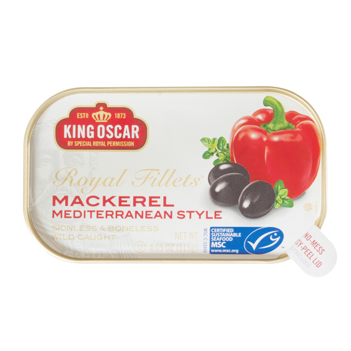 King Oscar Mackerel Mediterranean