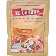 El Charro Mexican Tostada Corn Shells 4"