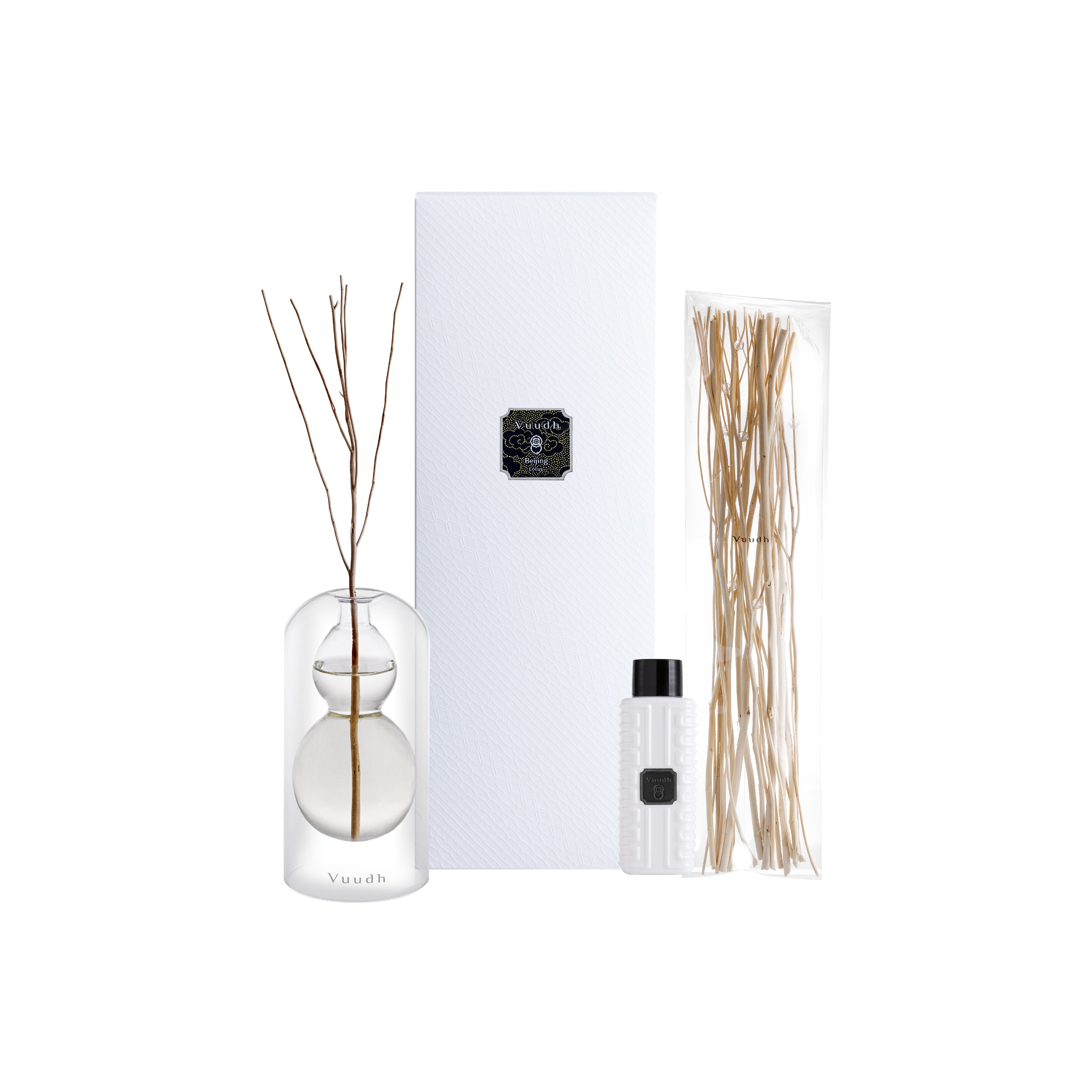 Harnn Vuudh Immortality Diffuser Set - Beijing (Lotus) 120 ml.