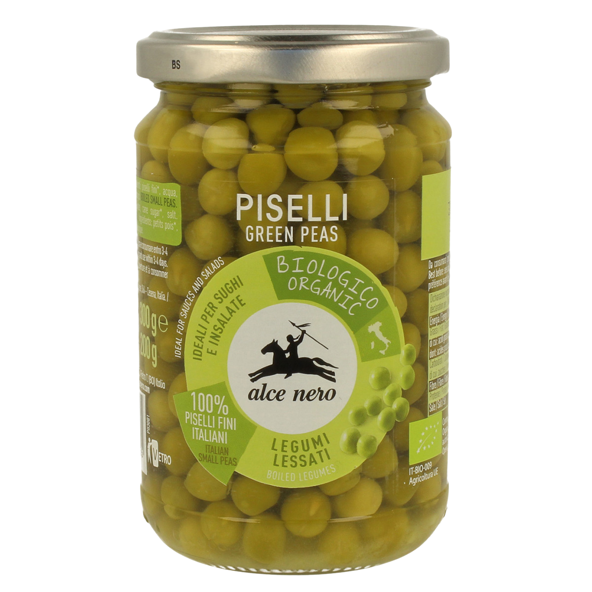 Alce Nero Organic Boiled Small Peas