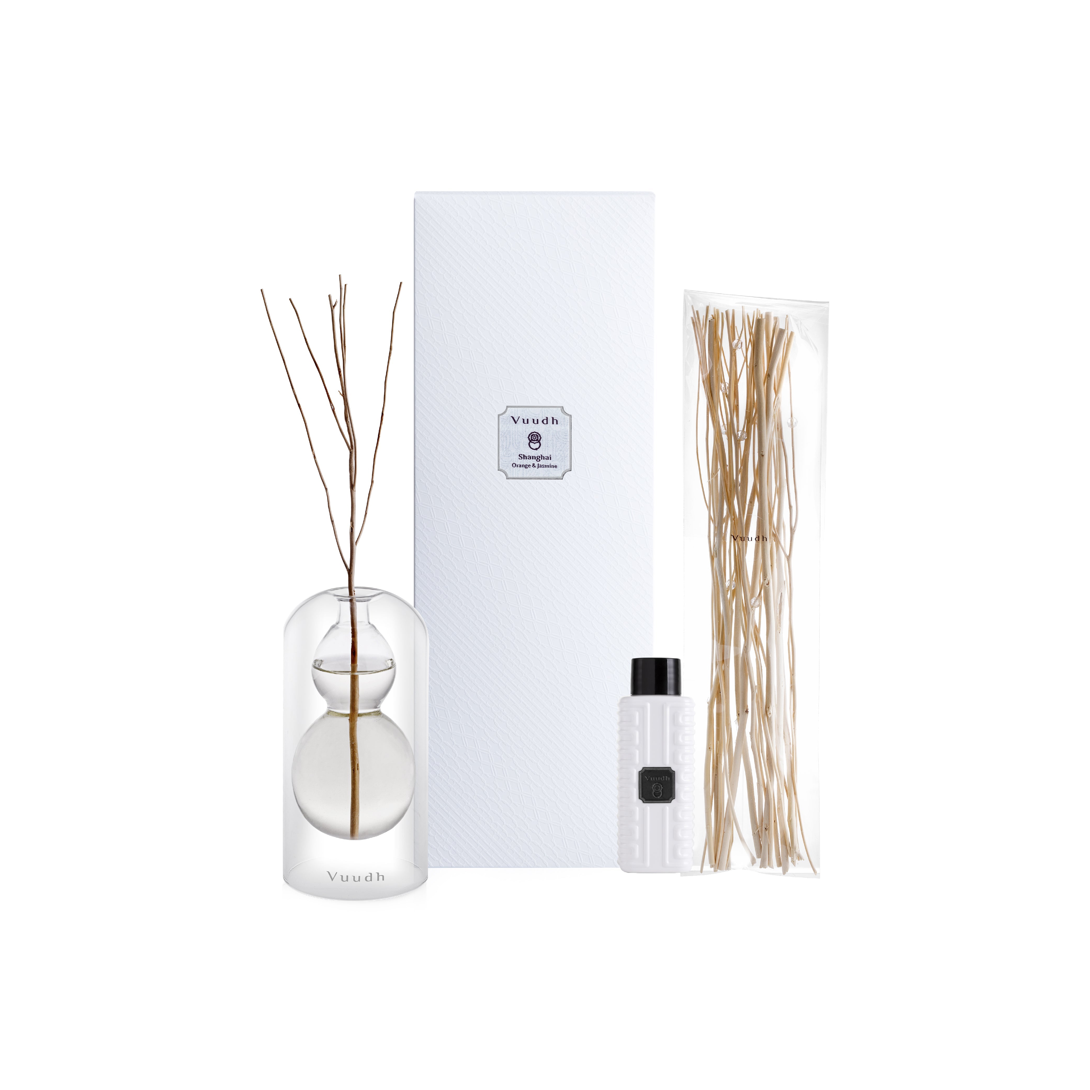 Harnn Immortality Diffuser Set - Shanghai (Orange & Jasmine) 120 ml.