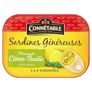 Connetable Sardines In Lemon & Basil Marinade