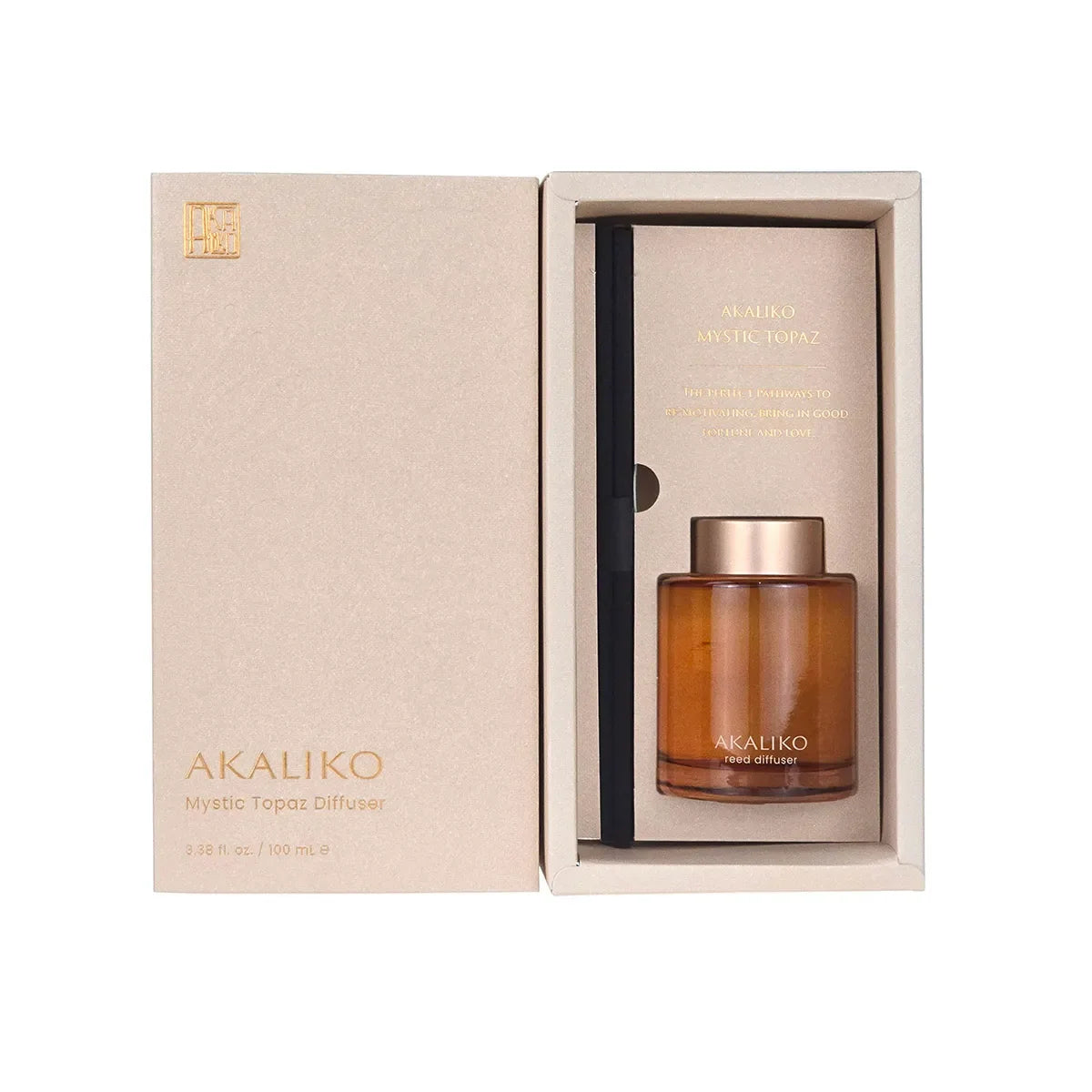 Akaliko Mystic Topaz Reed Diffuser - Blue Bourbon 100 ml.