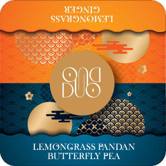 Chaidim Duo Box - Lemongrass Ginger & Lemongrass Pandan Butterfly Pea 2 x 5 Teabags