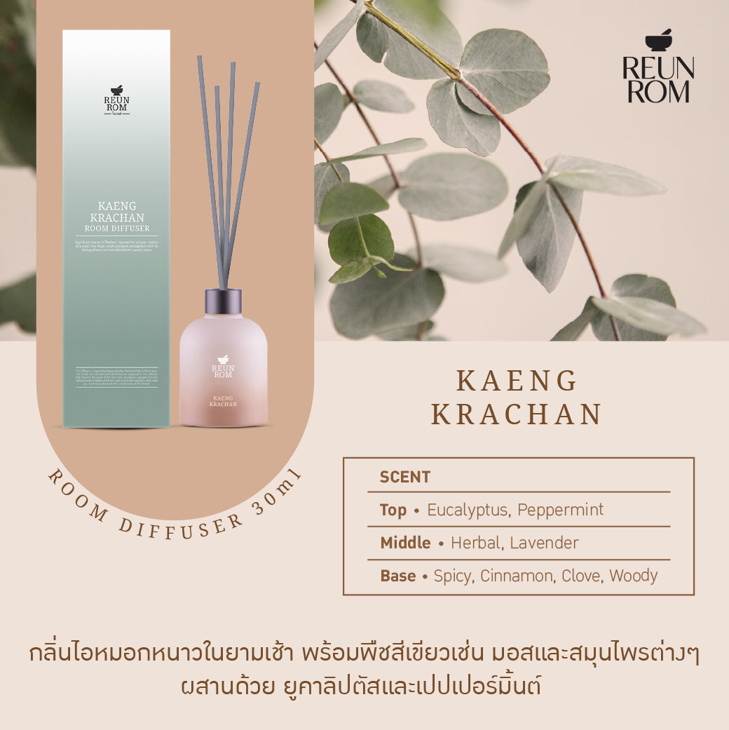 Reunrom Reed Diffuser - Kaeng Krachan
