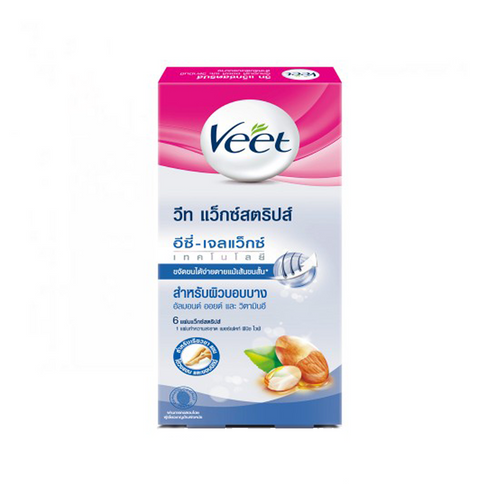 VEET Hair Removal Waxstrips Almond Oil And Vitamin E