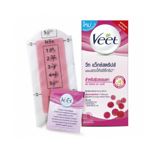 VEET Hair Removal Waxstrips Shea Butter And Berry