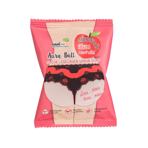 NAMI Aura Butt Gluta-Collagen Scrub Soap