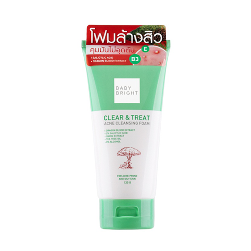 Baby Bright Clear & Treat Acne Cleansing Foam 120g