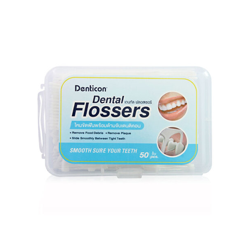 DENTICON Dental Flossers 50pcs