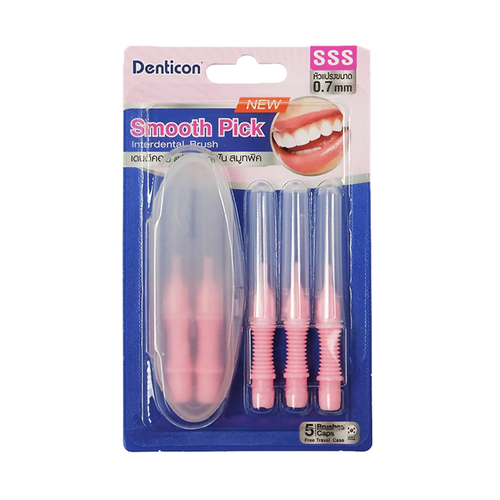 DENTICON Smooth Pick Interdental Brush 5pcs