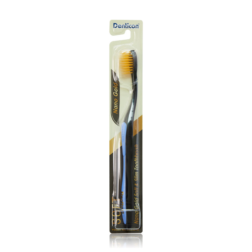 DENTICON Nano Gold Soft & Slim Toothbrush 1pc
