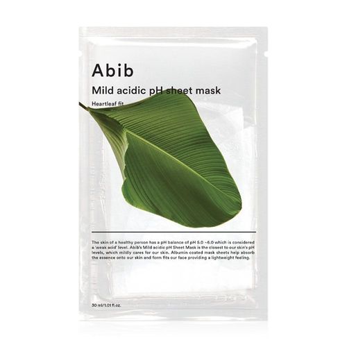 ABIB Mild Acidic Ph Sheet Mask Heartleaf Fit
