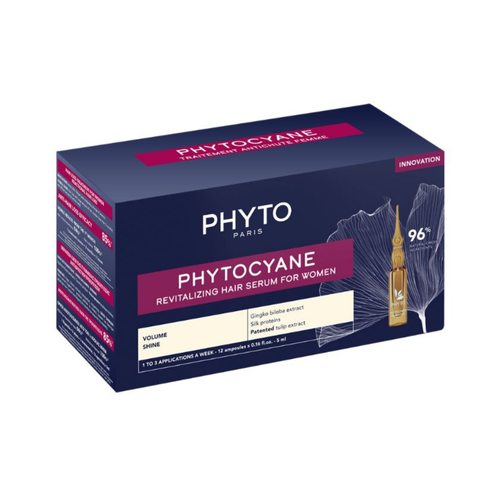 Phytocyane Revitalizing Hair Serum for Women 5mlx12ampoules