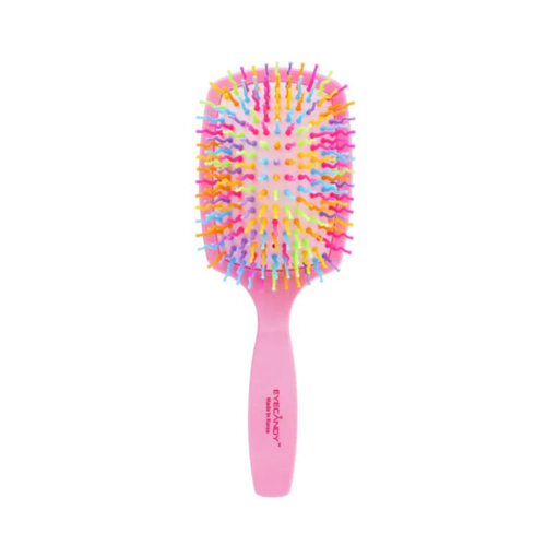 EYECANDY Rainbow Volume S Paddle Brush Neo Pink 1pc