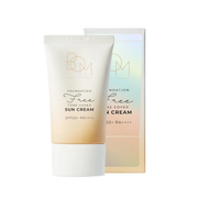 BOM Foundation-free Tone Cover Sun Cream SPF50+ PA++++ 50g