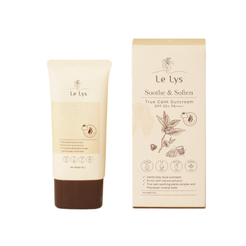 LE LYS Soothe And Soften True Calm Suncream SPF 50+ PA++++