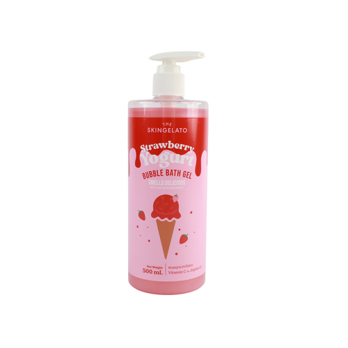 THE SKINGELATO Strawberry Yogurt Bubble Bath Gel